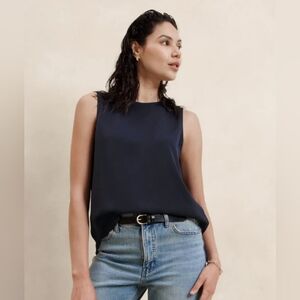 Banana Republic Black Shell Tank Top